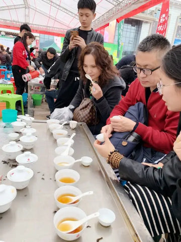 Victoria tasting Wuyi rock oolong tea