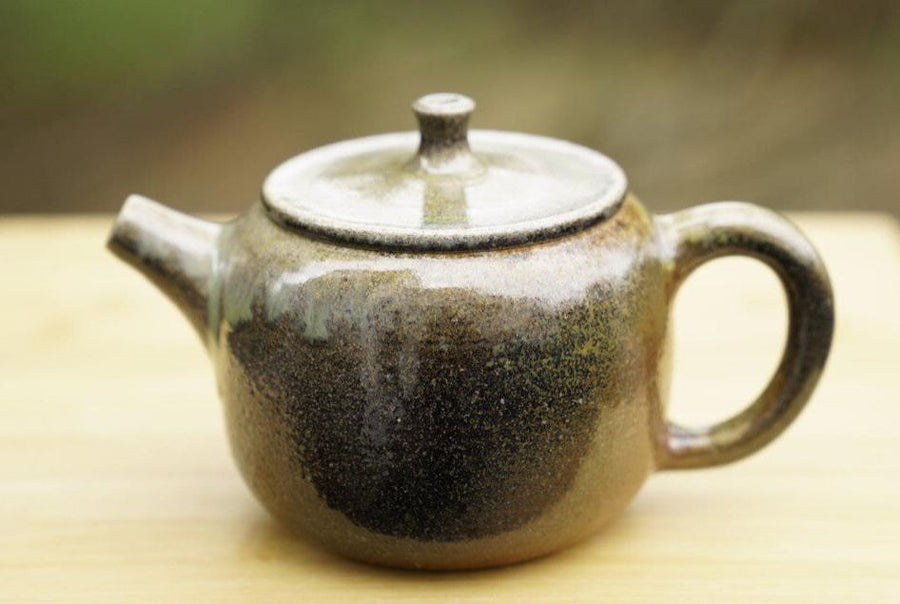 Artisan Jian Shui Purple Clay Teapot Wood-fired General’s Belly