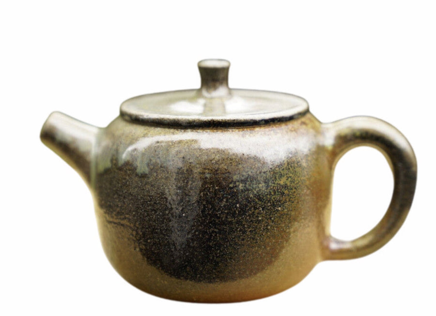 Artisan Jian Shui Purple Clay Teapot Wood-fired General’s Belly