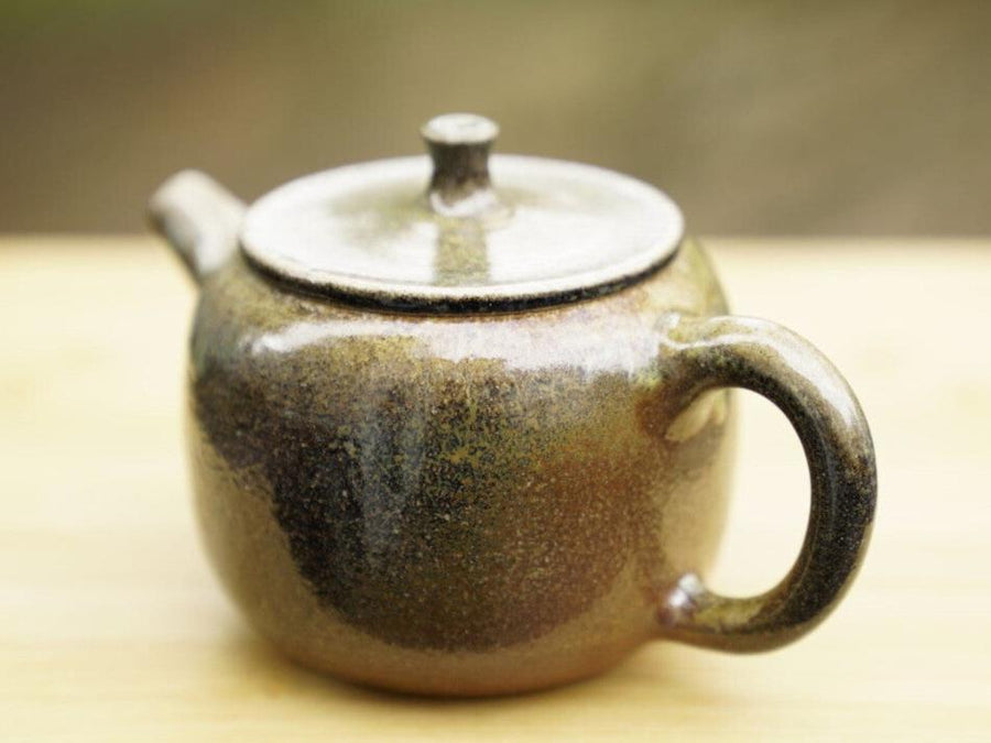 Artisan Jian Shui Purple Clay Teapot Wood-fired General’s Belly