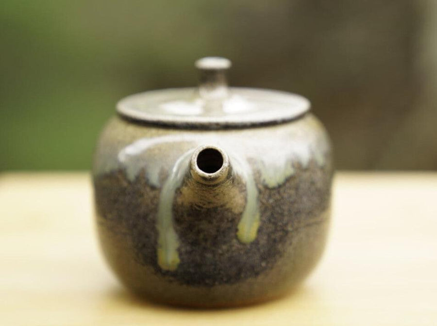 Artisan Jian Shui Purple Clay Teapot Wood-fired General’s Belly