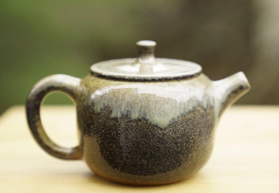 Artisan Jian Shui Purple Clay Teapot Wood-fired General’s Belly