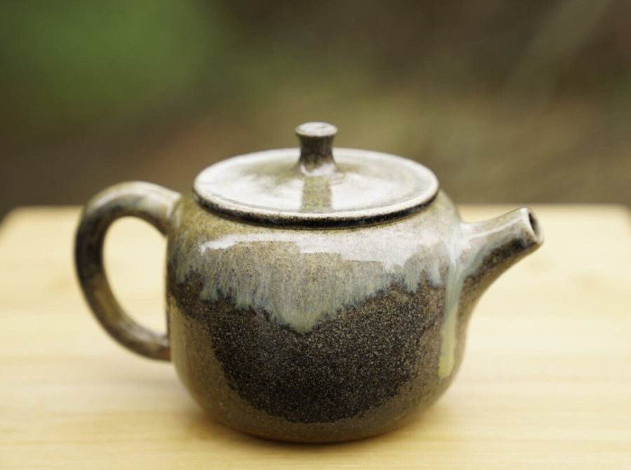 Artisan Jian Shui Purple Clay Teapot Wood-fired General’s Belly