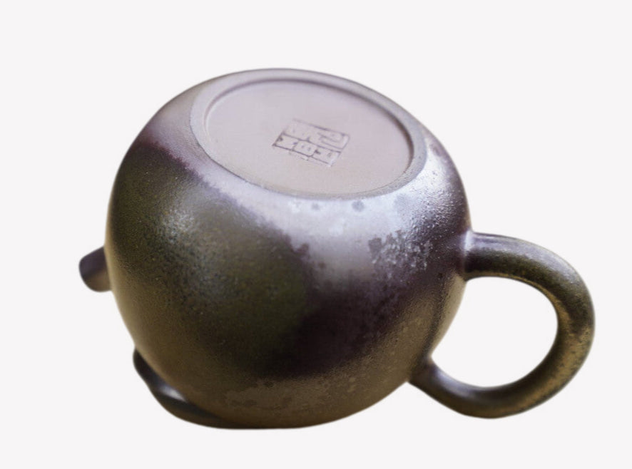 Artisan Wood-Fired Jianshui Purple Clay Lang Gui Dragon Egg Teapot