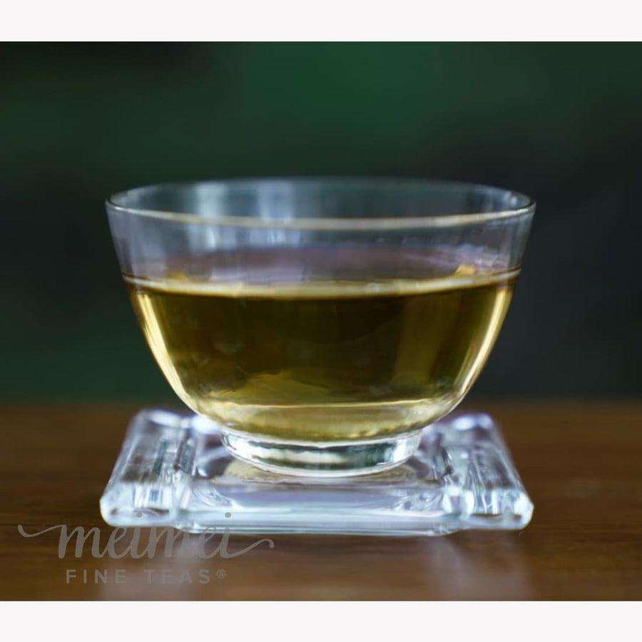 Meimei Fine Teas - Sasaki Fancy Gold Rim Clear Glass Cup Handmade